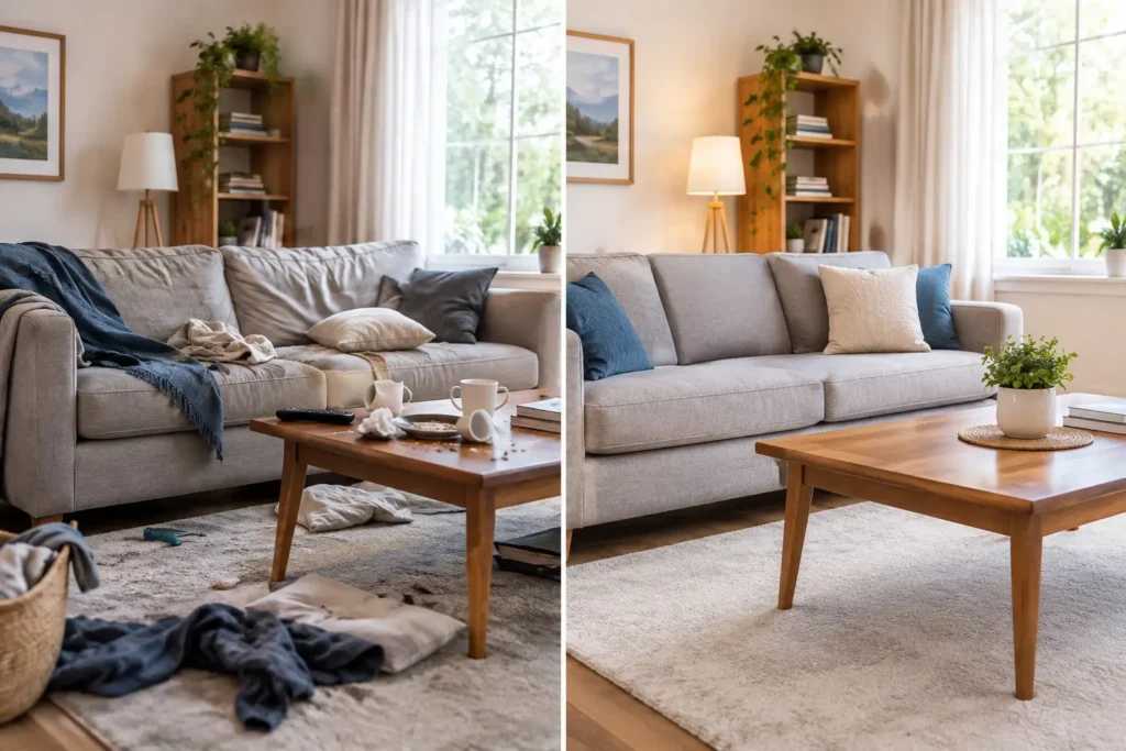 Real House Cleaning Before and After Results